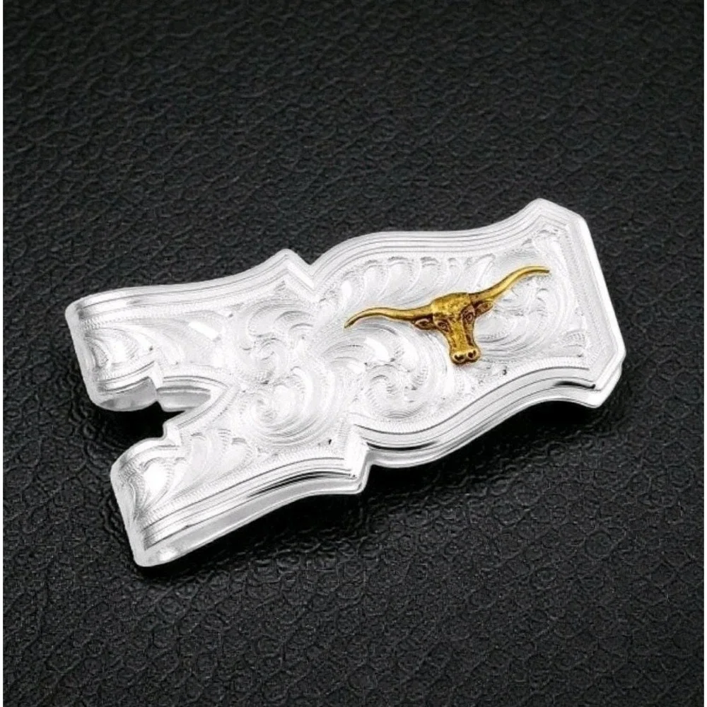 Montana Silversmith Open Range Longhorn Money Clip - Retail $90 - NEW!